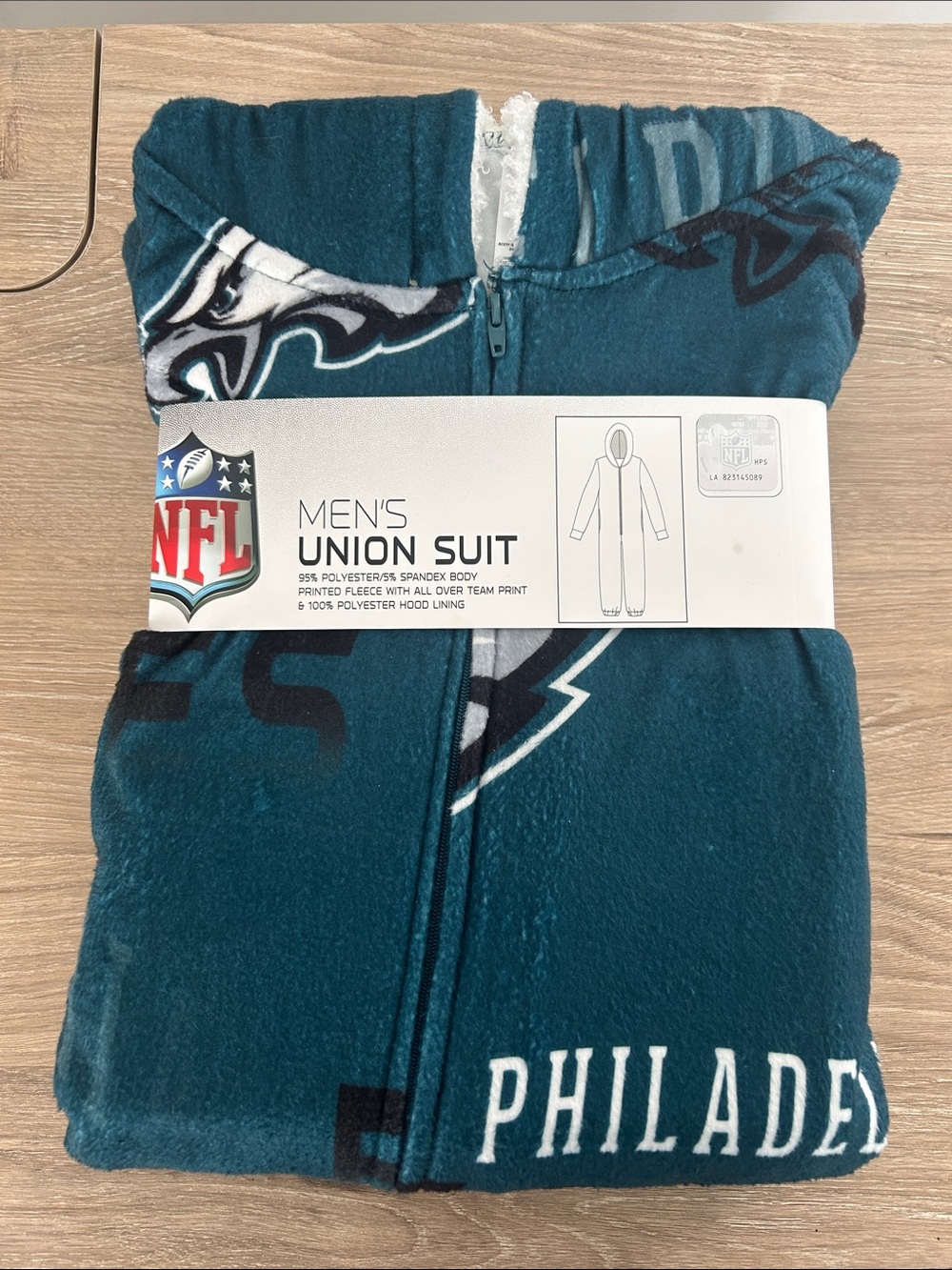 Philadelphia Eagles Mens Union Suit Pajamas